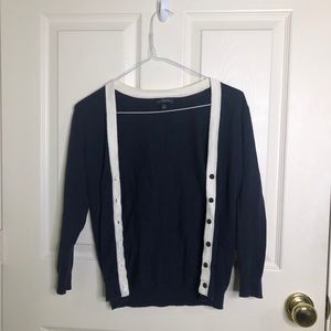 The Limited Navy Cardigan